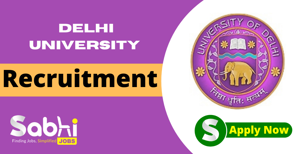 Delhi University Jobs Notification 2024: Apply Online For 48 Lab ...