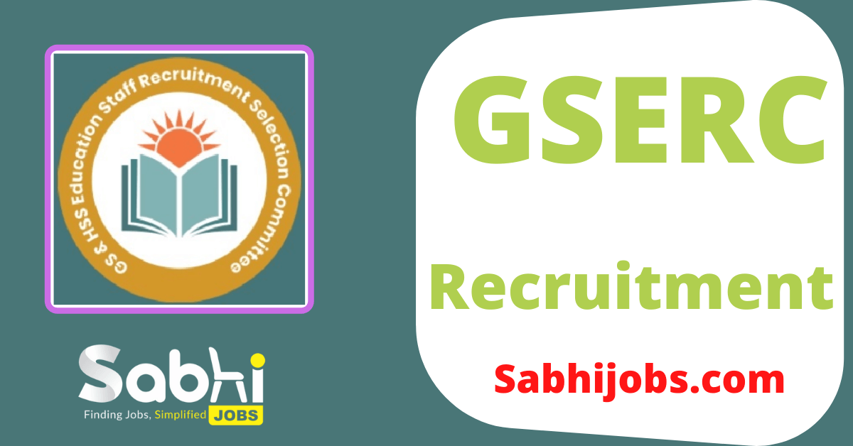 GSERC Recruitment 2024 | Latest Jobs @ Gserc.in Online Form